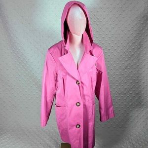 EUC Michael Kors bubblegum pink trenchcoat -3x